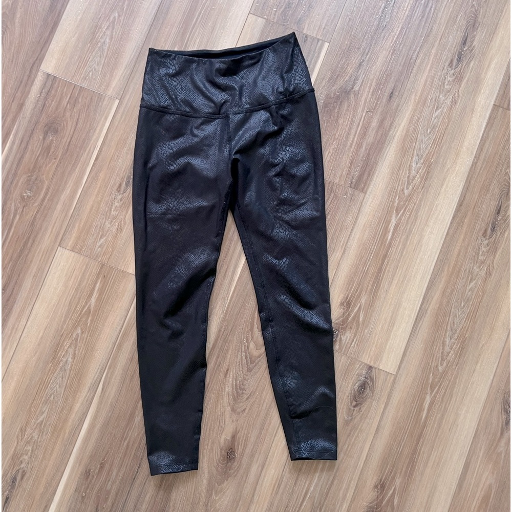 Beyond yoga faux snakeskin leggings -worn maybe 5 times